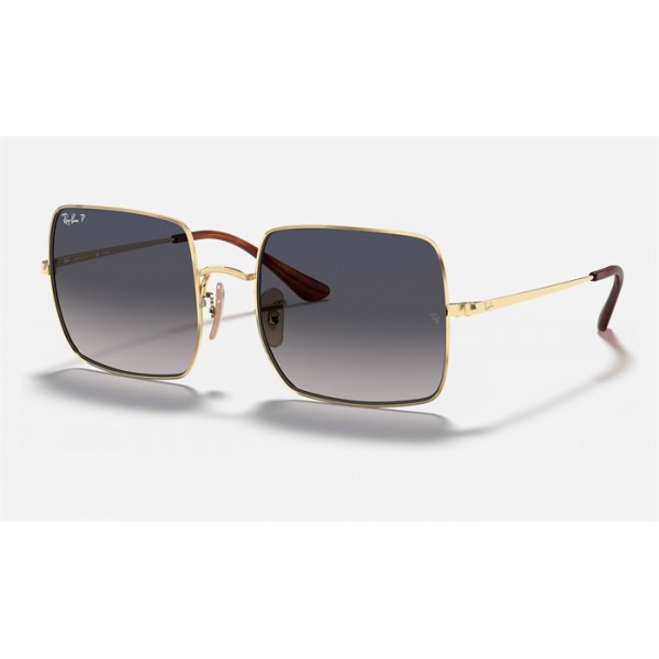 Ray Ban Square Classic RB1971 Grey Gold
