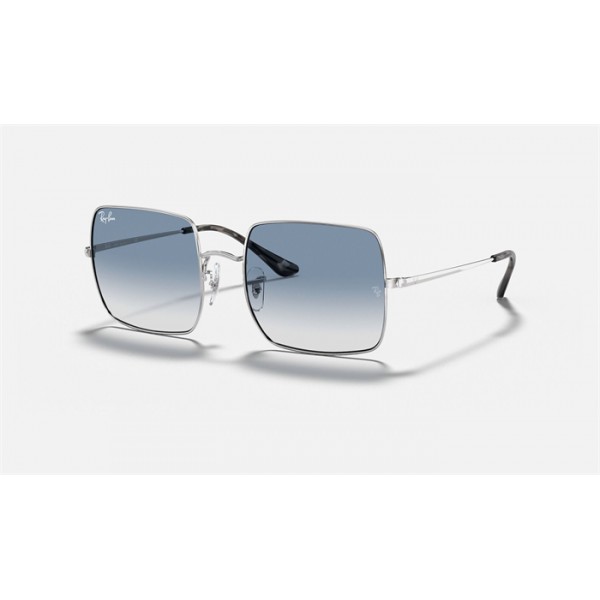 Ray Ban Square Classic RB1971 Light Blue Silver