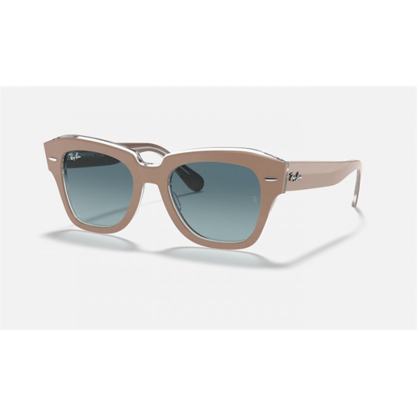 Ray Ban State Street RB2186 Blue Gradient Beige