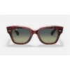 Ray Ban State Street RB2186 Green Gradient Tortoise