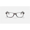 Ray Ban The Timeless RB5228 Demo Lens And Striped Grey Frame Clear Lens