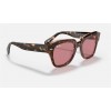Ray Ban State Street Collection RB2132 Violet Photochromic Havana On Transparent Pink